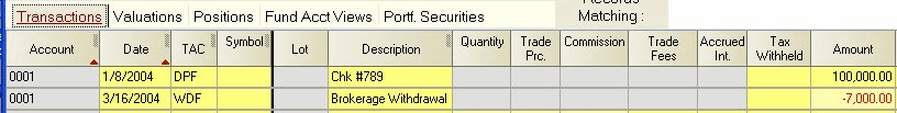 DepositWithdrawals